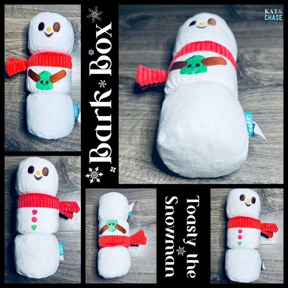Barkbox Roland Overman Toasty Snowman Nana Secret Sauce M Christmas Thanksgiving - Picture 5 of 10